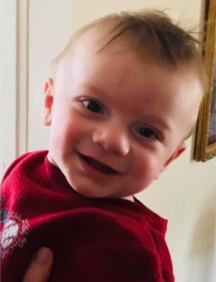 Abram, a beautiful 1-year-old boy who passed away July 2, 2019 from a choriocarcinoma brain tumor.